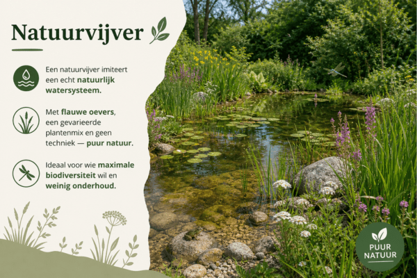vijveraanleg Natuurvijver Groen en Geregeld